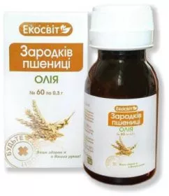 Жирні кислоти Elixir олія зародків пшениці 60 капсул (4820071330952)
