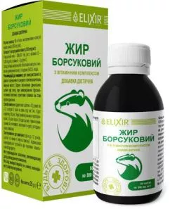 Жирные кислоты Elixir Жир барсучий с витаминным комплексом 60 капсул (4820058211021)