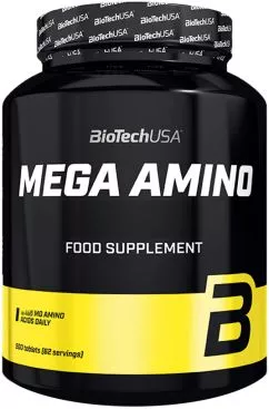 Аминокислота Biotech Mega Amino 500 таблеток (5999076238736)