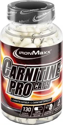 Жиросжигатель IronMaxx Carnitine Pro 130 капсул (4260196299114)