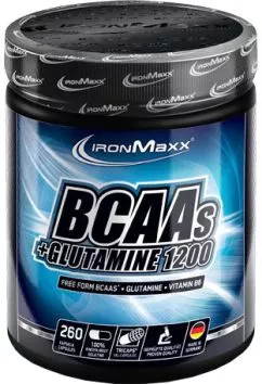 Аминокислота IronMaxx BCAA's + Glutamine 1200 260 капсул (4260196291316)