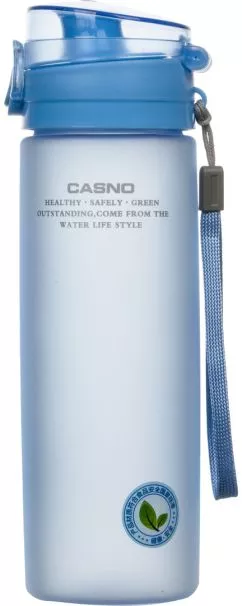 Пляшка для води Casno KXN-1157 650 мл Блакитна (KXN-1157_Blue)