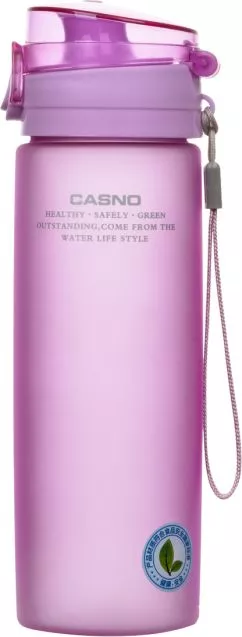 Пляшка для води Casno KXN-1157 650 мл Фіолетова (KXN-1157_Purple)