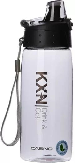 Пляшка для води Casno KXN-1179 580 мл Сіра (KXN-1179_Grey)