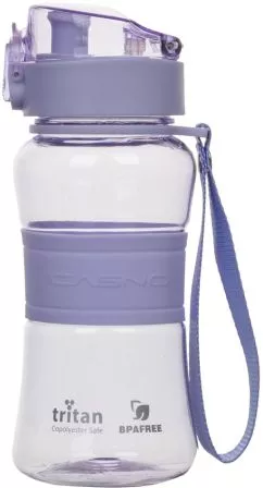 Пляшка для води CASNO KXN-1104 Tritan 400 мл Фіолетова (KXN-1104_Purple_Tritan)