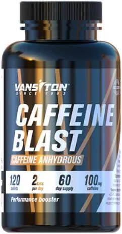 Кофеїн Vansiton Caffeine Blast 120 таблеток (4820106592324)