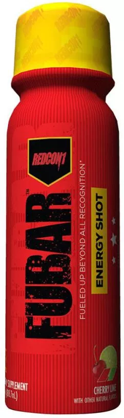 Предтренировочный комплекс RedCon1 Fubar Energy shot 88.7 мл Cherry Lime (810044570243)