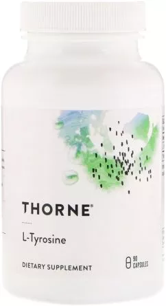 Амінокислота Thorne Research L-тирозин 500 мг 90 капсул (693749514039)