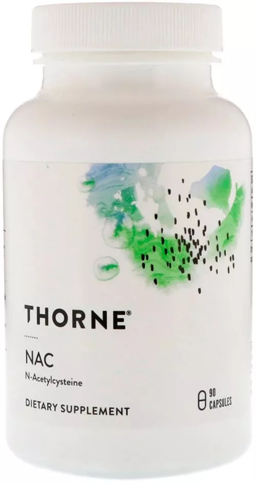 Амінокислота Thorne Research NAC 500 мг 90 капсул (693749560029) - фото №3