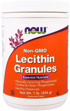 Амінокислота Now Foods гранули лецитину 454 г (733739022608)