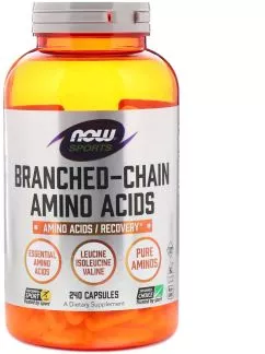 Комплекс амінокислот Now Foods з розгалуженими ланцюгами 240 капсул (733739000545)