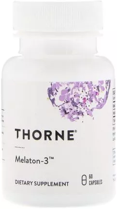 Амінокислота Thorne Research Мелатонін 3 мг 60 капсул (693749788027)