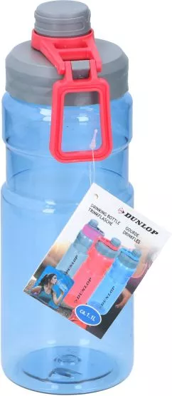 Спортивна пляшка для води Dunlop 1.1 л Блакитна (871125213582-1 blue)