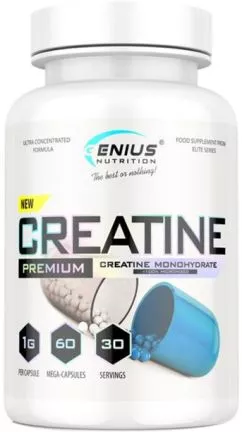 Креатин Genius Nutrition Creatine 60 капсул (7354569926107)
