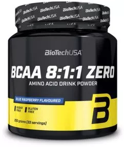 Амінокислота Biotech BCAA 8:1:1 ZERO 250 г Холодний чай — персик (5999076231898)