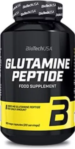Амінокислота Biotech Glutamine Peptide 180 капсул (5999076233687)