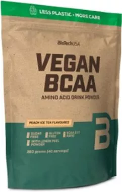 Аминокислота Biotech Vegan BCAA 360 г Холодный чай - персик (5999076239603)