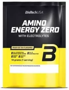 Амінокислота Biotech Amino Energy Zero with Electrolytes 14 г Холодний чай-персик (5999076234974)