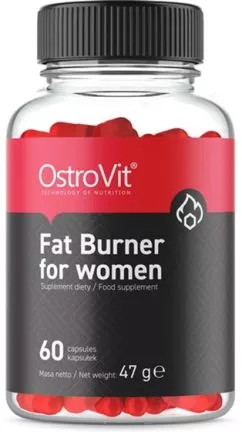 Жироспалювач OstroVit Fat Burner For Woman 60 капсул (5903246222715)