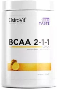 Амінокислота OstroVit BCAA 2-1-1 400 г Лимон (5902232619997)