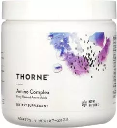 Комплекс амінокислот, смак ягід, Amino Complex, Berry Flavored, Thorne Research 228 г (8 унцій) (693749004646)