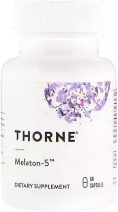 Мелатонин-5, Thorne Research Melaton-5, 60 капсул (693749780021)