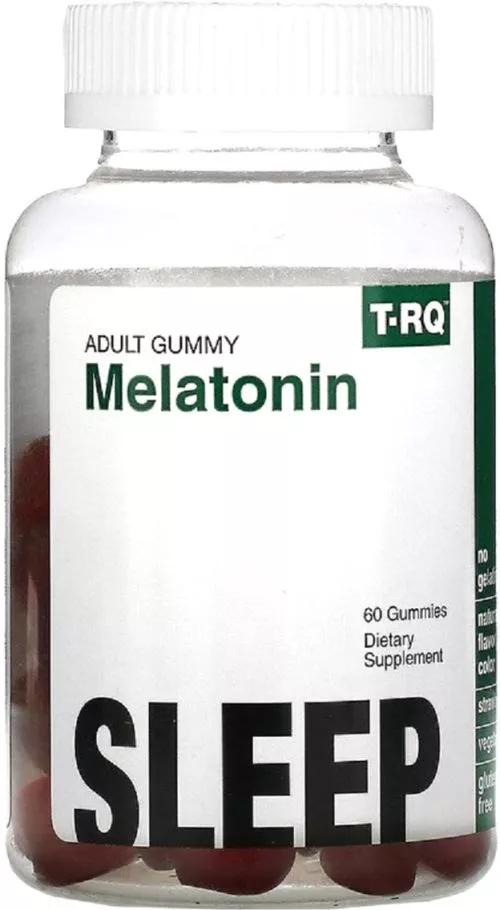 Мелатонин, Здоровый сон, вкус клубники, T-RQ 60 жевательных конфет (835776001285) - фото №2