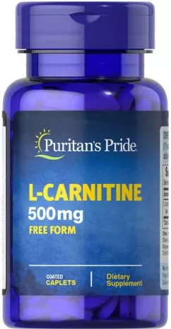 Жиросжигатель Puritan's Pride L-Carnitine 500 мг 120 таб. (025077168309)