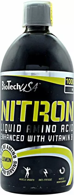 Амінокислота Biotech Nitron 1000 мол Лимон (5999076204397)