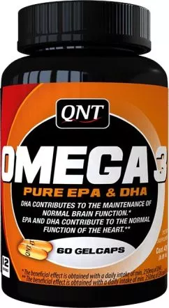 Жирные кислоты QNT Omega 3 – 60 капсул (5425002403348)
