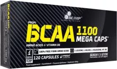 Аминокислота Olimp BCAA 1100 Mega Caps blister 120 капсул (5901330023330)