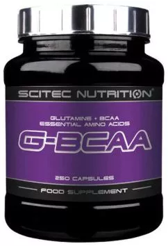 Амінокислота Scitec Nutrition G-BCAA 250 капсул (82014010000)