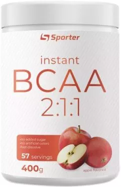 Амінокислота Sporter Instant BCAA 400 г Яблуко (4820249720639)