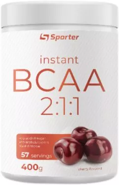 Амінокислота Sporter Instant BCAA 400 г Вишня (4820249720653)