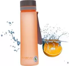 Пляшка для води Casno KXN-1111 1000 мл Жовтогаряча (KXN-1111_Orange)