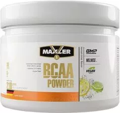 Амінокислота Maxler BCAA Powder 210 г зі смаком лимона та лайма (4260122322619)