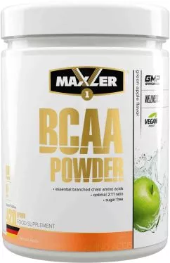 Амінокислота Maxler BCAA Powder 420 г зі смаком зеленого яблука (4260122322060)