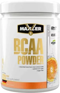 Амінокислота Maxler BCAA Powder 420 г зі смаком апельсина (4260122321261)