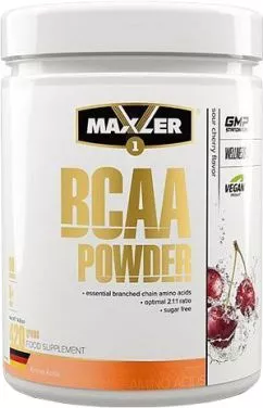 Амінокислота Maxler BCAA Powder 420 г зі смаком вишні (4260122321278)
