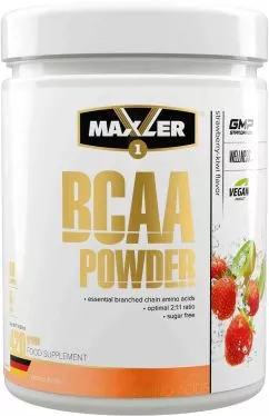 Амінокислота Maxler BCAA Powder 420 г зі смаком полуниці та ківі (4260122321285)