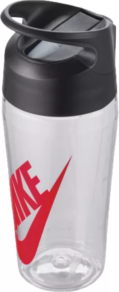 Пляшка для води Nike TR Hypercharge Straw Bottle 16 Oz 473 мл Прозора (887791328618)