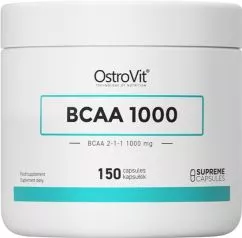 Амінокислота ВСАА OstroVit BCAA 1000 мг 150 капсул (5903246228311)