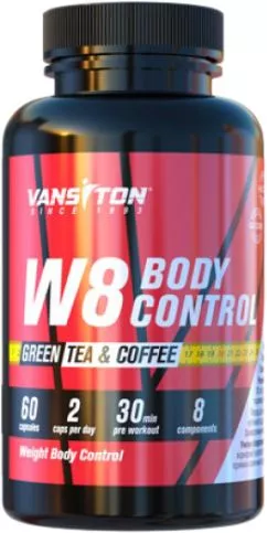 Жироспалювач Vansiton W8 Body control 60 капсул (4820106592089)
