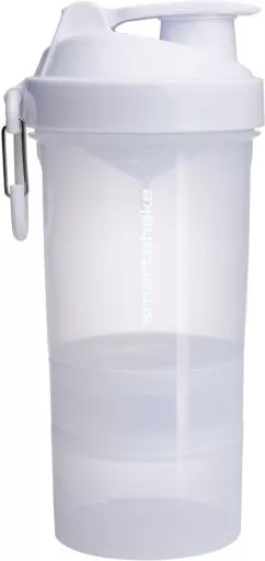 Шейкер спортивний SmartShake Original2GO 600 мл Pure White (10560602)