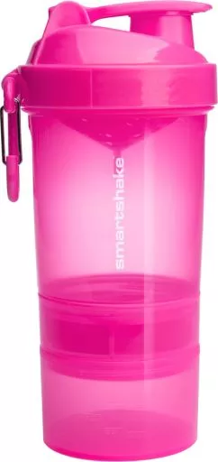 Шейкер спортивний SmartShake Original2GO 600 мл Neon Pink (10560502)