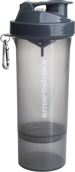 Шейкер спортивний SmartShake Slim 500 мл Gray (10252901)