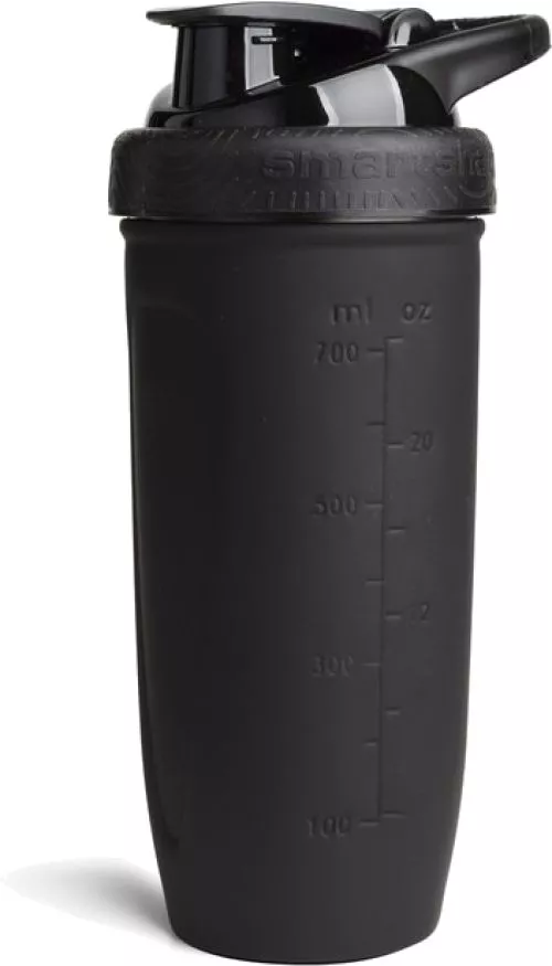 Шейкер спортивний SmartShake Reforce Stainless Steel 30oz/900 мл Black (11150103) - фото №3