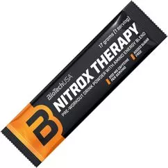 Передтренувальний комплекс BioTech Nitrox Therapy 17 г персик (5999076224470)