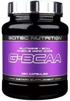 Амінокислота Scitec Nutrition G-BCAA 250 капсул (5999100001404)