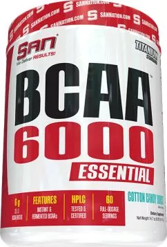 Амінокислота SAN BCAA 6000 Essential 417 г Cotton candy burst (672898419990)
